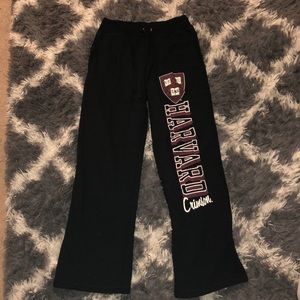 Harvard black sweat pants